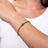 Charismatique | Or 18 carats | Cristaux de zircone cubique noire | Bracelet Expression